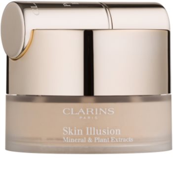 Clarins Face Make-Up Skin Illusion fond de teint poudre avec pinceau