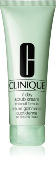 Clinique 7 Day Scrub Cream Rinse-Off Formula esfoliante de limpeza para uso diário