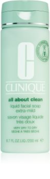 Clinique Liquid Facial Soap υγρό σαπούνι για ξηρή έως πολύ ξηρή επιδερμίδα