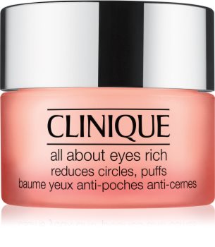 Clinique All About Eyes™ Rich Kosteuttava Silmävoide Hoitaa Turvotusta ja Tummia Ympäryksiä