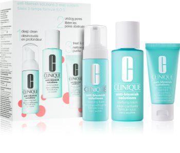 Clinique Anti-Blemish Solutions™ Clear Skin System Starter Kit utazási készlet I. (a bőr tökéletes tisztításához)