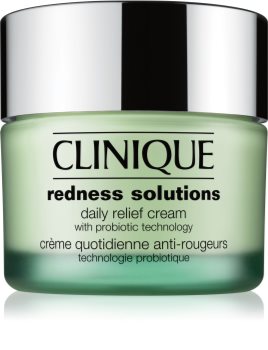 Clinique Redness Solutions Daily Relief Cream With Microbiome Technology дневен успокояващ крем