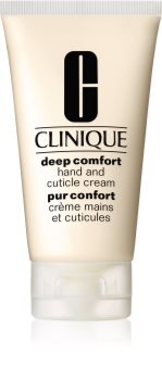 Clinique Deep Comfort™ Hand and Cuticle Cream Dybt fugtgivende creme til hænder, negle og neglebånd