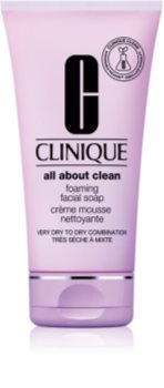 Clinique Foaming Sonic Facial Soap Kermainen Vaahtoava Saippua Kuivalle ja Yhdistelmä-Iholle