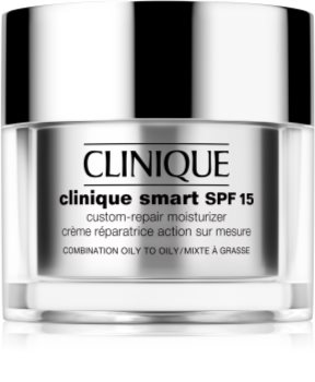 Clinique Clinique Smart™ SPF 15 Custom-Repair Moisturizer ενυδατική κρέμα ημέρας αντιρυτιδική για λιπαρή επιδερμίδα SPF 15