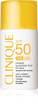 Clinique Sun SPF 50 Mineral Sunscreen Fluid For Face fluid mineral cu protecție solară SPF 50
