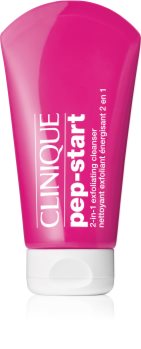 Clinique Pep-Start™ 2-in-1 Exfoliating Cleanser peelingový čisticí gel 2 v 1
