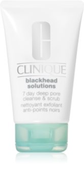 Clinique Blackhead Solutions 7 Day Deep Pore Cleanse & Scrub exfoliant purifiant visage anti-points noirs