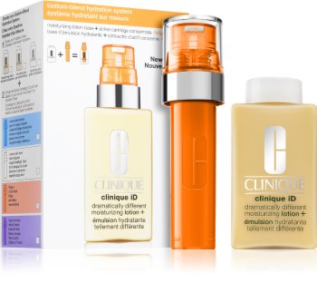 Clinique iD™ Dramatically Different™ Moisturizing Lotion + Active Cartridge Concentrate for Fatigue kosmetická sada pro zářivou pleť
