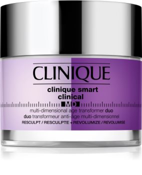 Clinique Smart Clinical™ Multi-Dimensional Age Transformer Duo Resculpt + Revolumize nawilżający krem w żelu napinający skórę