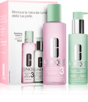Clinique 3 Steps kozmetički set I. (za mješovitu i masnu kožu) za žene