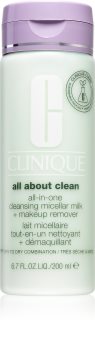 Clinique All About Clean All-in-One Cleansing Micellar Milk + Makeup Remove Gentle Cleansing Milk for Dry and Very Dry Skin