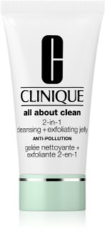 Clinique All About Clean 2-in-1 Cleansing + Exfoliating Jelly απολεπιστικό καθαριστικό τζελ