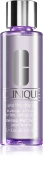 Clinique Take The Day Off™ Makeup Remover For Lids, Lashes & Lips dvofazno sredstvo za uklanjanje make-upa s usana i oko očiju