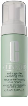 Clinique Extra Gentle Cleansing Foam mousse detergente delicata per pelli secche e molto secche
