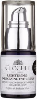 Clochee Simply Organic krem pod oczy rozjaśnijący i orzeżwiający przeciw obrzękom i cieniom