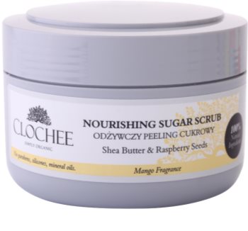Clochee Simply Organic cukrový peeling na tělo