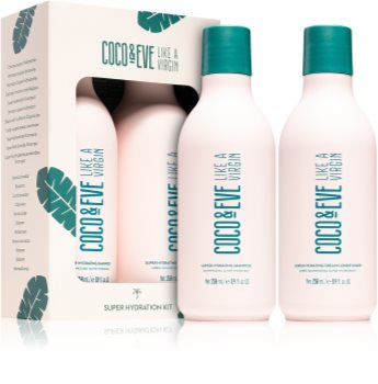 Coco & Eve Like A Virgin Super Hydration Kit shampoo e balsamo per idratazione e brillantezza