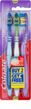 Colgate Zig Zag zubní kartáčky medium 3 ks