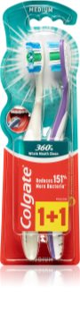Colgate 360° Whole Mouth Clean brosse à dents medium
