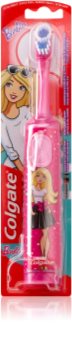 Colgate Kids Barbie детска електрическа четка за зъби със сменяеми батерии много мека