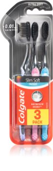 Colgate Slim Soft Active szczoteczka do zębów z aktywnym węglem soft