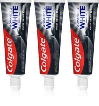 Colgate Advanced White wybielająca pasta do zębów z aktywnym węglem