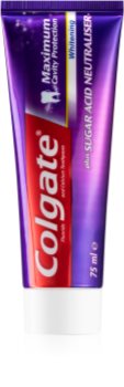 colgate maximum cavity protection whitening