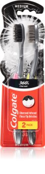 Colgate 360° Black brosse à dents 2 pcs