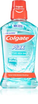 Colgate Plax Active Sea Salt ополаскиватель для полости рта против образования зубного налета без алкоголя