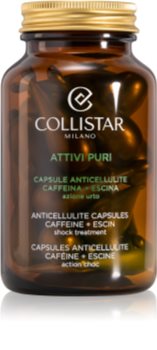 Collistar Attivi Puri Anticellulite Capsules Caffeine+Escin kofeino kapsulės celiulitui mažinti