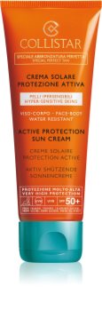 Collistar Special Perfect Tan Active Protection Sun Cream crème protectrice solaire SPF 50+