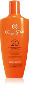 Collistar Special Perfect Tan Intensive Ultra-Rapid Supertanning Treatment įdegį spartinanti priemonė veidui ir kūnui SPF 20+