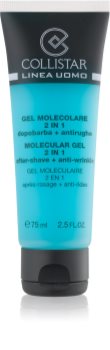 Collistar Molecular Gel 2 in 1 гел след бръснене + дневен хидратиращ крем с анти-бръчков ефект