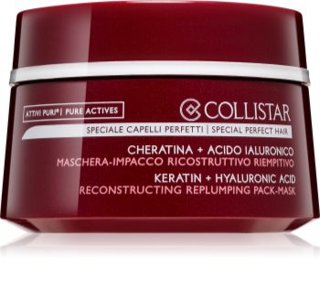 Collistar Special Perfect Hair Keratin+Hyaluronic Acid Mask Intensywna maska regenerująca do włosów słabych i zniszczonych