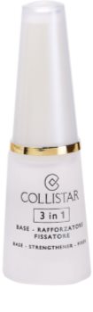 Collistar Nails Base posilňujúci lak na nechty 3v1