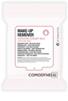 Comodynes Make-up Remover Creamy Milk odličovací ubrousky pro velmi suchou pleť