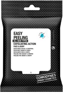 Comodynes Easy Peeling exfoliační ubrousky na obličej a tělo