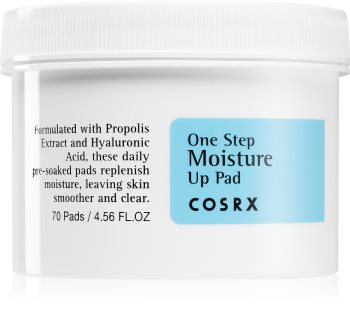 Cosrx One Step Moisture peelingové pleťové tampóny s hydratačným účinkom