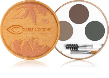 Couleur Caramel Eyebrow Kit paletta a szemöldök sminkeléséhez