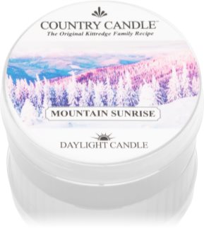 Country Candle Mountain Sunrise vela de té