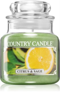 Country Candle Citrus & Sage vela perfumada