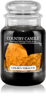 Country Candle Golden Tobacco vela perfumada