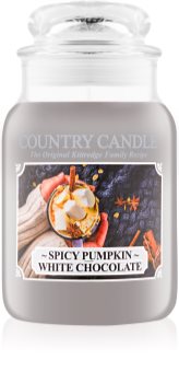 Country Candle Spicy Pumpkin White Chocolate duftlys