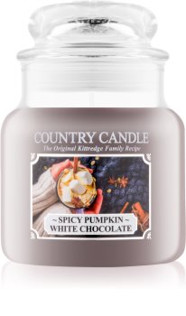 Country Candle Spicy Pumpkin White Chocolate Duftkerze