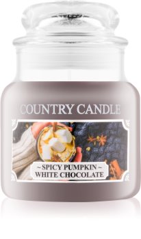 Country Candle Spicy Pumpkin White Chocolate Duftkerze