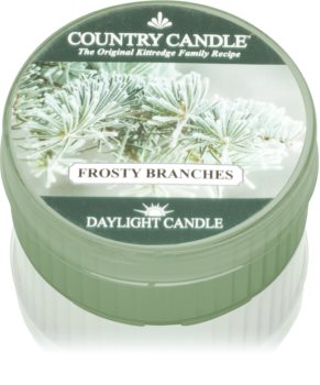 Country Candle Frosty Branches čajová sviečka