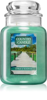 Country Candle Citrus & Seagrass vela perfumada