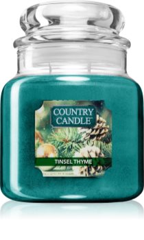Country Candle Tinsel Thyme illatos gyertya