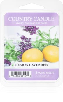 Country Candle Lemon Lavender wachs für aromalampen